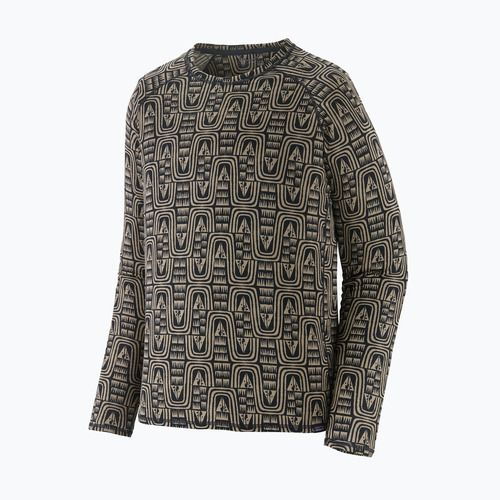 Vyriški termoaktyvūs marškinėliai ilgomis rankovėmis Patagonia Cap Mid Weight Crew flow / sunken blue