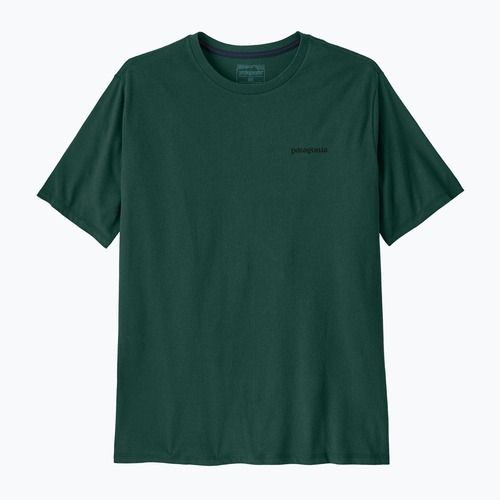 Vyriški marškinėliai Patagonia P-6 Logo Responsibili-Tee cascade green