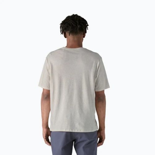 Vyriški marškinėliai Patagonia Daily Pocket Tee birch white