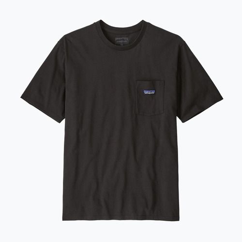 Vyriški marškinėliai Patagonia Daily Pocket Tee black