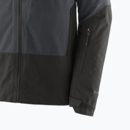 Vyriška vėjo nepraleidžianti striukė Patagonia Insulated Storm Shift black w / smolder blue