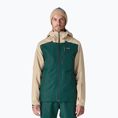 Vyriška lietaus striukė Patagonia Insulated Powder Town cascade green