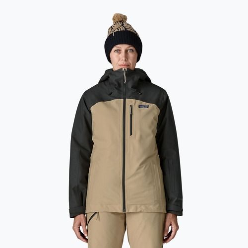 Moteriška lietaus striukė Patagonia Insulated Powder Town oar tan