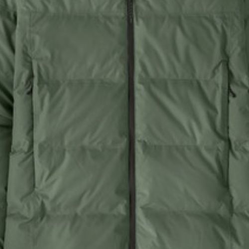 Vyriška pūkinė striukė Patagonia Jackson Glacier Parka senos augmenijos žalia