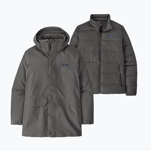 Vyriška 3in1 striukė Patagonia Tres 3-in-1 Parka forge grey