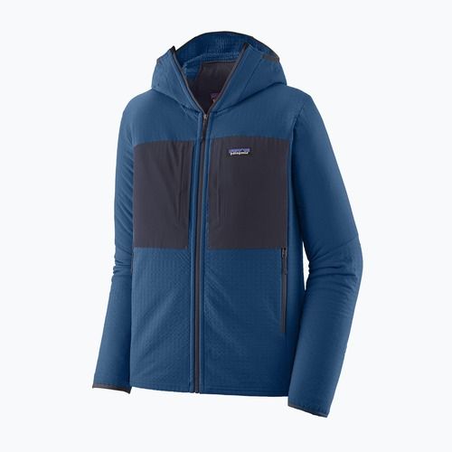 Vyriška softshell striukė Patagonia R2 TechFace Hoody clement blue