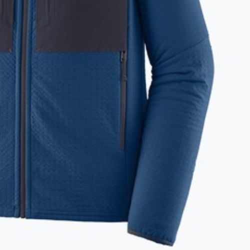 Vyriška softshell striukė Patagonia R2 TechFace Hoody clement blue