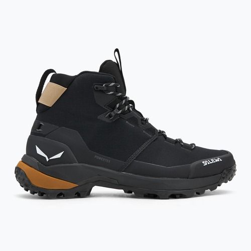Salewa vyriški trekingo batai Puez 2 Mid Ptx black/black