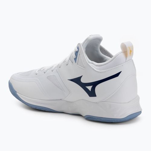 Tinklinio batai Mizuno Wave Dimension Mid balti/bellwether mėlyni/belair mėlyni