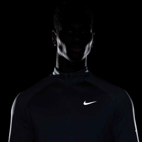Vyriškas Nike Stride 1/4 Zip Dri-Fit world indigo bėgimo džemperis