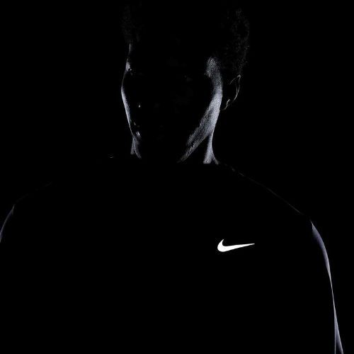 Vyriški bėgimo marškinėliai ilgomis rankovėmis Nike Miler Dri-Fit UV diffused blue