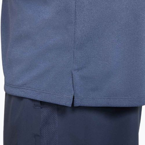 Vyriški bėgimo marškinėliai ilgomis rankovėmis Nike Miler Dri-Fit UV diffused blue