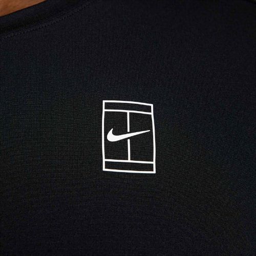 Vyriški teniso marškinėliai Nike Court Dri-Fit Advantage black / white
