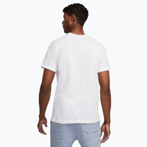 Vyriški Nike Sportswear Club marškinėliai balta/juoda/vienuolyno raudona