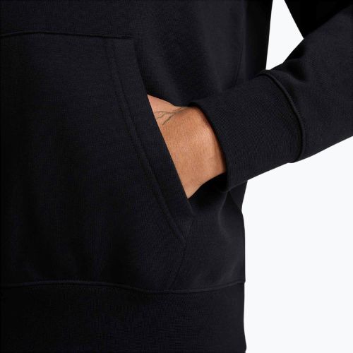 Vyriškas Nike Club French Terry megztinis su gobtuvu black/black/white