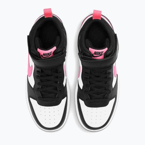 Nike Court Borough Mid 2 black/sunset pulse/white vaikiški batai