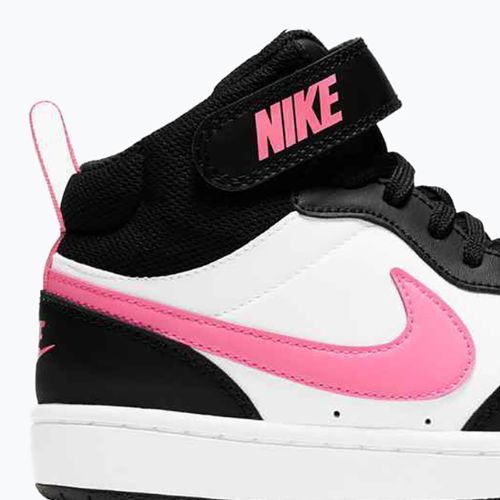 Nike Court Borough Mid 2 black/sunset pulse/white vaikiški batai