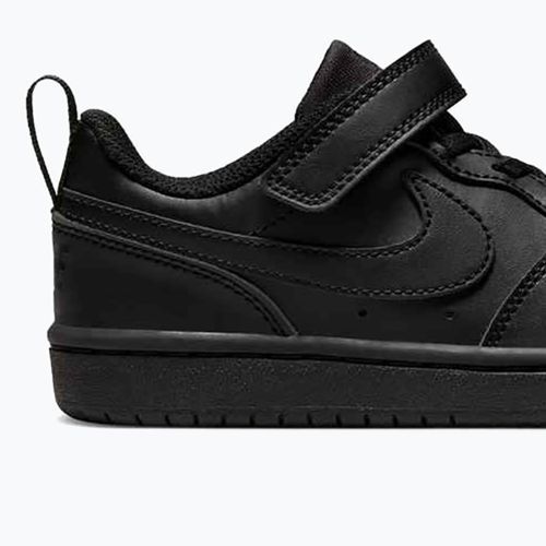 Nike Court Borough Low Recraft vaikiški bateliai black/black/black