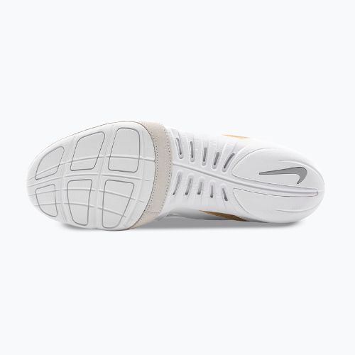 "Nike Freek" balti/metalinio aukso/šaltai pilki bokso bateliai