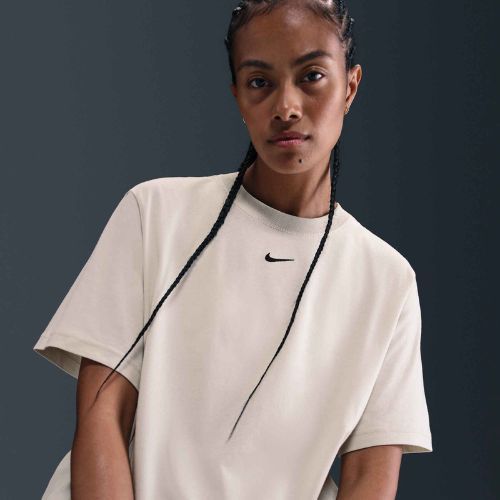 Moteriški marškinėliai Nike Sportswear Essential light bone