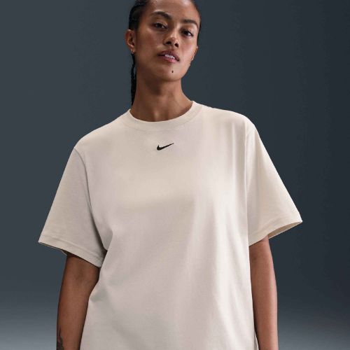 Moteriški marškinėliai Nike Sportswear Essential light bone