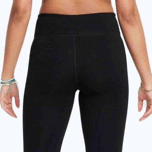 Nike Sportswear Classic High-Waisted juodos/baltos spalvos vaikiškos tamprės