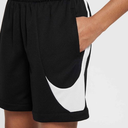 Nike Dri-Fit Multi+ vaikiški treniruočių šortai juodi/balti/juodi