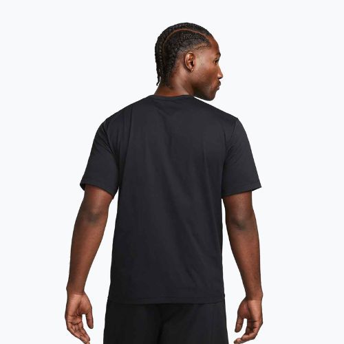 Vyriški marškinėliai Nike Dri-Fit UV Hyverse, juodi/balti