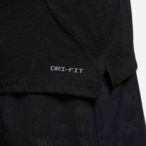 Vyriški treniruočių marškinėliai Nike Flex Rep Dri-Fit juoda/balta