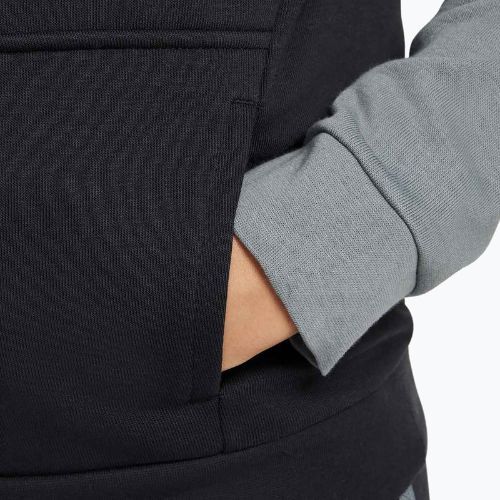 Nike Multi Dri-FIT vaikiški marškinėliai juoda/dūmų pilka/balta