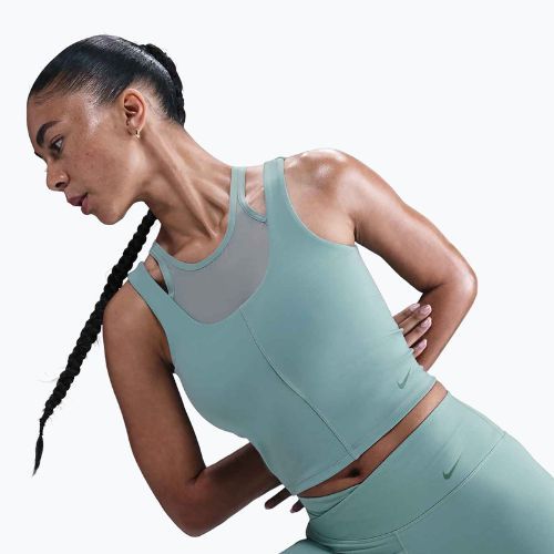 Nike One Fitted Dri-Fit Cropped Tank cannon/bicoastal moterų treniruočių marškinėliai