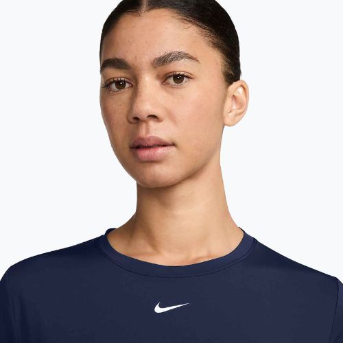 Moteriški treniruočių marškinėliai Nike One Classic Dri-Fit midnight navy/white