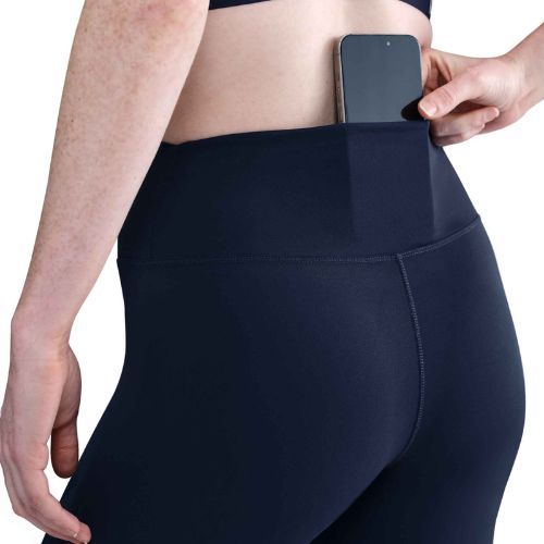 Moteriškos tamprės Nike One High Waisted Capri midnight navy/white