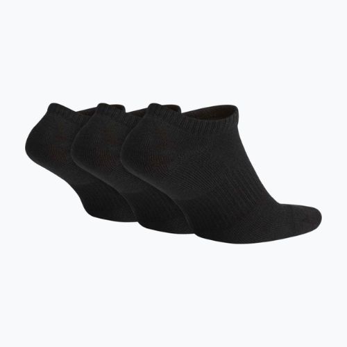 Nike Everyday Plus Cushion kojinės 3 poros juodos/baltos
