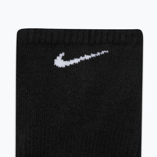 Nike Everyday Plus Cushion kojinės 3 poros juodos/baltos