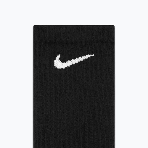 Nike Everyday Cushioned 6 poros juodų/baltų kojinių