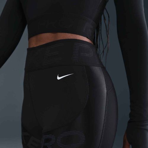 Moteriški "Nike Pro Sculpt" moteriški šortai "5" Biker" juoda/antracitinė/balta