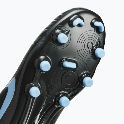 Nike Tiempo Legend 10 Club FG/MG juoda/juoda vaikiški futbolo bateliai