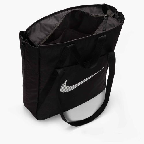 Moteriškas treniruočių krepšys Nike Gym 28 l juodas/juodas/baltas
