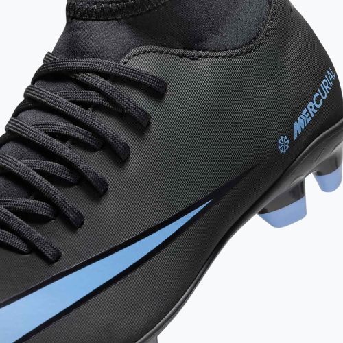 Vaikiški futbolo bateliai Nike Mercurial Superfly 10 Club FG/MG black/ice blue