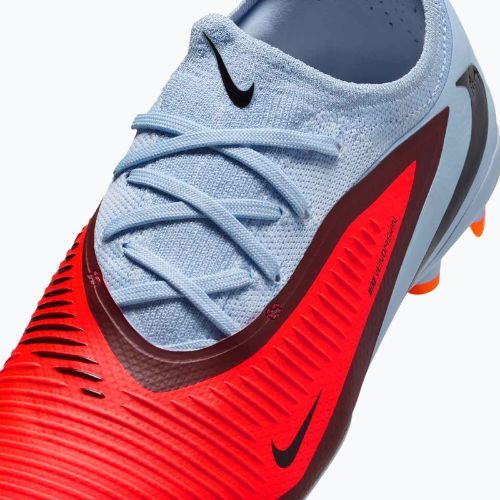 Nike Phantom 6 Low Pro FG/MG vaikiški futbolo bateliai royal tint/bright crimson/black