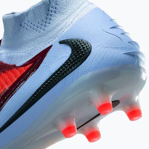 Vyriški Nike Phantom 6 High Elite AG futbolo bateliai royal tint/bright crimson/black