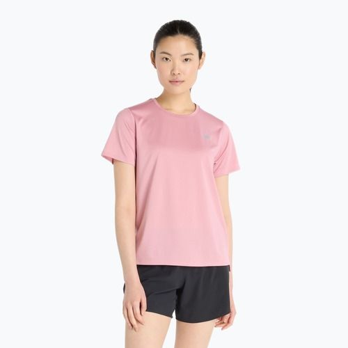 Moteriški bėgimo marškinėliai New Balance Essentials pink taffy
