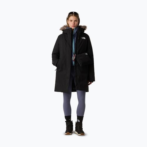 Moteriška pūkinė striukė The North Face Arctic Parka juoda
