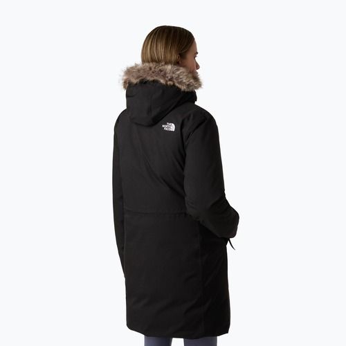 Moteriška pūkinė striukė The North Face Arctic Parka juoda