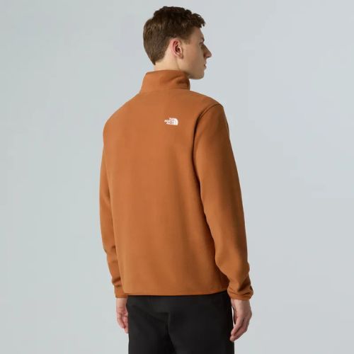 Vyriškas fliso džemperis The North Face Glacier Fleece 1/4 Zip burnt umber