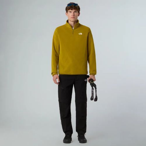 Vyriškas fliso džemperis The North Face Glacier Fleece 1/4 Zip deep dijon