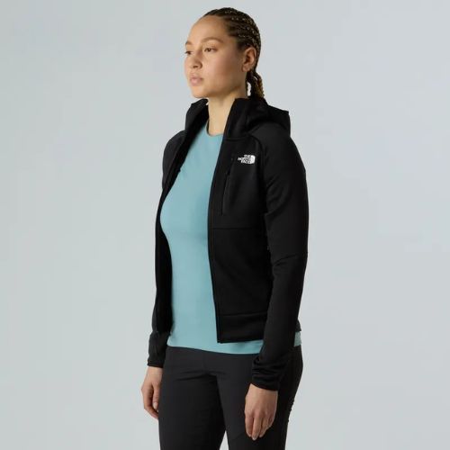 Moterikas džemperis The North Face Meteora Full Zip black