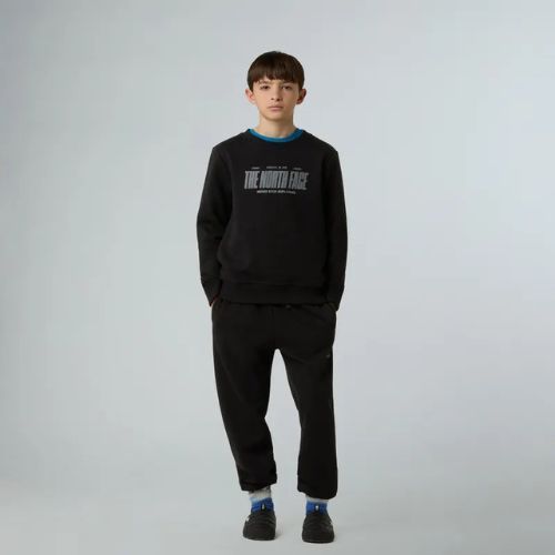 Vaikiškas džemperis The North Face Reflective Logo Relaxed Crew black