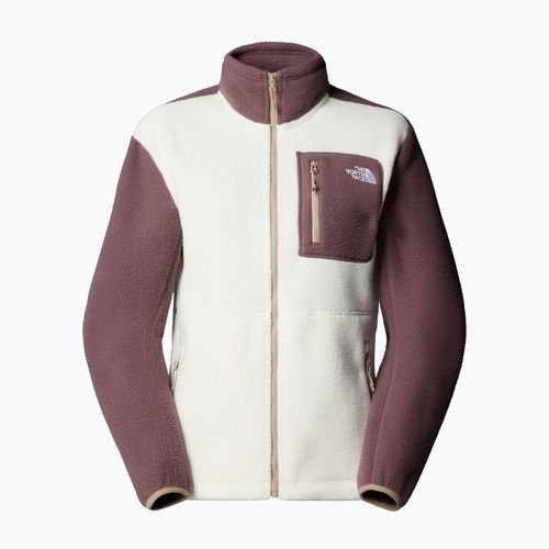 Moteriškas fliso džemperis The North Face Yumiori Full Zip white dune/tawny quartz
